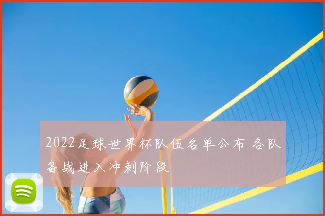 2022足球世界杯队伍名单公布 各队备战进入冲刺阶段